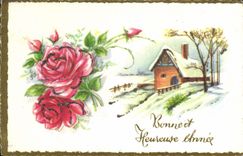 CPA Fantaisie Bonne annee