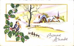 CPA Fantaisie Bonne annee