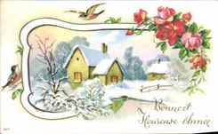 CPA Fantaisie Bonne annee