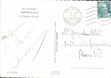 MODERN CARD Chinon the Castle illuminates