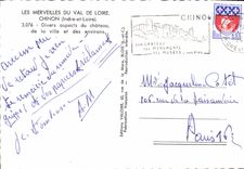 MODERN CARD Chinon the Castle