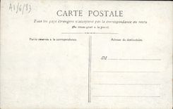 VINTAGE POSTCARD Fantaisie Soldier Militaria Horseshoe