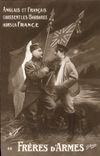 VINTAGE POSTCARD Fantasy Militaria Brothers in arms