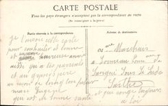 VINTAGE POSTCARD Fantasy Woman Alsace Militaria