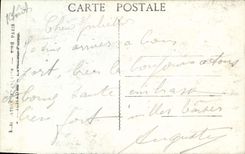 VINTAGE POSTCARD Fantasy Woman Militaria Soldier Our Bleuts