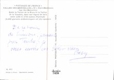 MODERN CARD Lake of wonders Between the valley of Roya and the valley of VEsubie