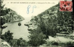 CPA En Mer De Marseille A Cassis Calanque de Port Pin