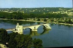 POSTAL MODERNA Avignon el St Benezet y el Rhone del puente