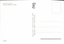 POSTAL MODERNA Avignon el St Benezet y el Rhone del puente