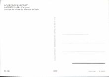 MODERN CARD Lacoste a street of the Village of the Marquis de Sade