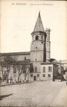 VINTAGE POSTCARD Beziers Church of the Madeleine