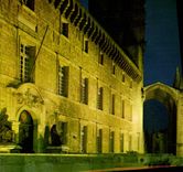 CPM Montpellier la nuit Porte de l'Academie de Medecine 