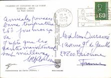 MODERN CARD Asco the Genois Bridge