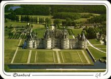 MODERN CARD Loire ch4ateau Chambord
