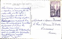 MODERN CARD Espalion Church of Persia Romance Style of Xll E century