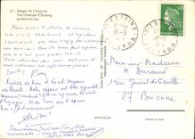 MODERN CARD Images of Aveyron View of Estaing at the edge of the Batch