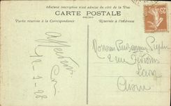 Burdeos de la POSTAL de la VENDIMIA la Bell grande con la señora blanca