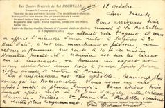 VINTAGE POSTCARD Four Sergeants of the La Rochelle