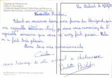 MODERN CARD Capital of black Perigord Sarlat House of the consuls