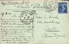 VINTAGE POSTCARD Holy Palate on Sea the Bridge of the Devil