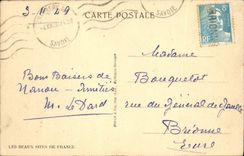 VINTAGE POSTCARD St Jean de Maurienne the Cloister