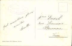 La POSTAL Chamonix de la VENDIMIA visto del glaciar más alto del nos dejó trabajar