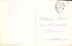 POSTAL Mont Blanc de la VENDIMIA que considera el collar de Balme