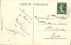 Masas sólidas de Chamonix de la POSTAL de la VENDIMIA de las agujas de Sr. Charmoz Blaitiere