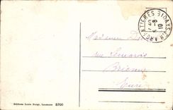 Panorama de la POSTAL de la VENDIMIA de Mont Blanc