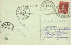 VINTAGE POSTCARD Massive of the elvoux the glacier of the lambs great ruin