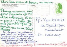 MODERN CARD Chatel Station Gates of the Sun the station solid mass of Linga and the valley of Essert