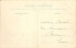 CPA Le Mont Pouri vu de la Route du Petit St Bernard 