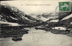 CPA Vallee de la Plagne et Col de la Sachette