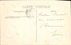 VINTAGE POSTCARD Valley of Plagne and Col of Sachette