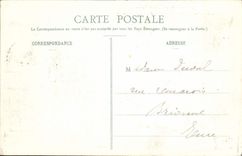 VINTAGE POSTCARD Large Collar of the Mount Rotted red Needle and switches St Esprti