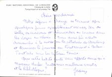 MODERN CARD Regional natural park of Lorraine the Pond of Lindre Tarquinol and its peninsula