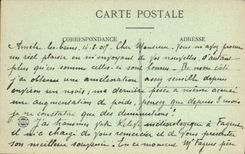 POSTAL Amelie de la VENDIMIA les Bains una esquina de la ciudad