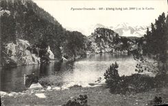 VINTAGE POSTCARD Long Pond and Carlite