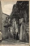 VINTAGE POSTCARD Old Vernet a Street Women