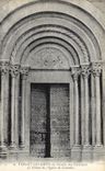 VINTAGE POSTCARD Vernet les Bains the Gate of the Church of Corneilla