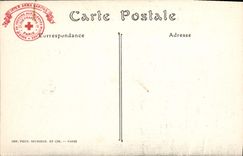 VINTAGE POSTCARD the Mount Of the Birds close Hyeres Societe of Help with Wound Military Convalescent home