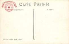 La POSTAL de la VENDIMIA el montaje de los pájaros cierra Hyeres Societe de la ayuda con el chalet militar de la herida en el parque