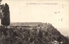 POSTAL de la VENDIMIA grasa la placa de Napolen