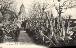 CPA Cannes lle St Honnorat Entree de l'Abbaye 