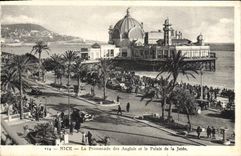 CPA Nice La Promenade des Anglais et le Palais de la Jetee 