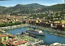 CPM Nice Le Port Bateau Paquebot 