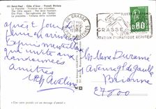 CPM Saint Paul Cote d'Azur Fernch Riviera La placette Fontaine aux colombes