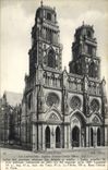 CPA Orleans La Cathedrale Eglise Sainte Croix 