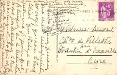 VINTAGE POSTCARD Vichy View taken of the Dimension St Amand