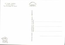 POSTAL MODERNA Sospel la vuelta del puente del peaje